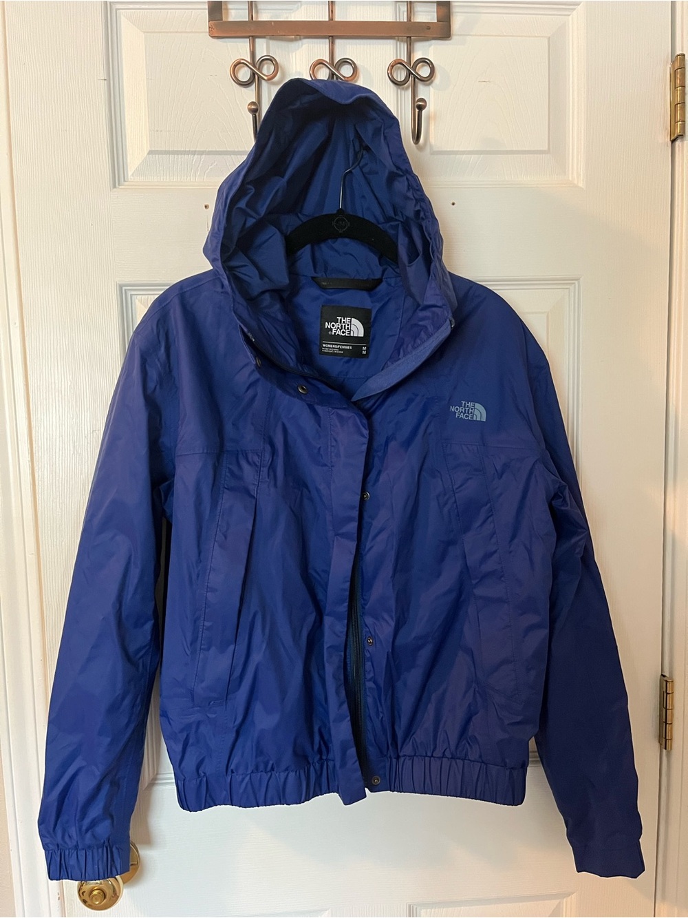 Women’s The North Face Hooded Rain Jacket - Royal Blue